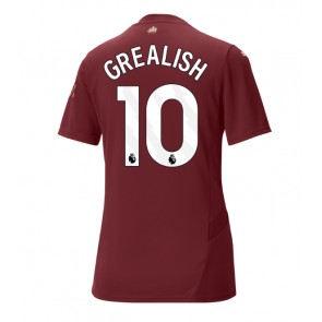 Manchester City Jack Grealish #10 Rezervni Dres za Ženska 2024-25 Kratak Rukavima